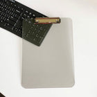 JAM Paper Standard Plastic Clipboard - Smoke - 12 Pack-The writing clip boards are great for the office, sport coaches, home use, job use, warehouse work, or school.