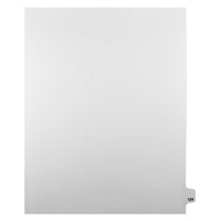 Mark Maker Legal Tabs - Letter Size - White - 1/25th cut - 25 tabs per package - 5 packages Pack - Number 124-White Single Tabs