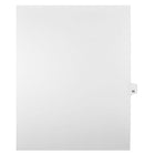 Mark Maker Legal Exhibit Index Tab White Single Tabs, 1/25th Cut, Letter Size, No Holes, Number 65, 25 Pack-White Single Tabs, 1/25th Cut