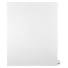 Mark Maker Legal Exhibit Index Tab White Single Tabs, 1/25th Cut, Letter Size, No Holes, Number 50, 25 Pack-White Single Tabs, 1/25th Cut