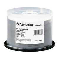 Verbatim Bd-R 6X White Inkjet Hub Printable Disc-25GB