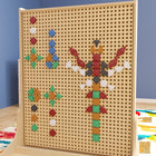 Flash Furniture Bright Beginnings Commercial Grade Multicolor 256 Piece Shape Set for Modular STEAM Wall Systems-256 Multicolor Plastic Shapes