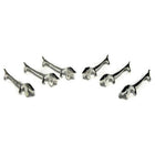 Elegance Dog Knife Rests, Silver-Plated, 6 Pack-Six knife rests