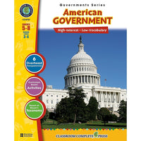 Classroom Complete Press American Government Workbook, Grade 5 - 8 (CCP5757)-Age group and grade: Ages 10 - 14 and grades 5th - 8th