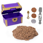 Kinetic Sand Buried Treasure Playset-Discover 1 of 3 hidden tools in each treasure chest that can help you shovel, scoop or transform your Kinetic Sand