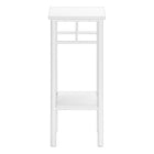 Monarch Specialties 3279 Accent Table - 28"H/White/White Metal-8