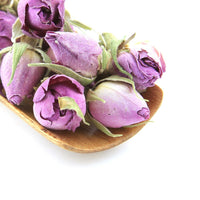 Tao Tea Leaf Rose Buds Tea Tin - Loose Leaf - 42g-Our most popular herbal tea made from 100% dried rose buds. The buds are picked at a young age and then dried to preserve their shape, colour and taste
