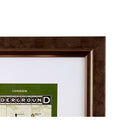 Kiera Grace - Cadre photo Bristol Lewis - 8 po x 10 po, avec cadre interne pour 5 po x 7 po, fini bronze antique-Cadre de 8 po x 10 po, avec passe-partout pour 5 x 7 po