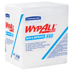 WypAll X60 Cloths - 12 Packs of 76 Wipers-These lightweight cloths contain no adhesives or binders, yet they hold together and don't leave residues behind