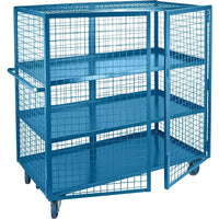 Kleton Security Truck, 2400 Lbs., 3-Shelf, Overall Width: 26" x 62.5"-No. of Shelves: 3