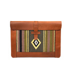 Tolredo Mantra Leather Macbook Sleeve - Bohemian Sahara - Tan-100% top grain premium leather, handcrafted using ethically sourced leather