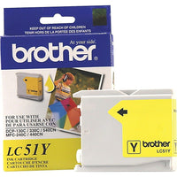 Brother LC51 Yellow Ink Cartridge (LC51YS)-Standard ink cartridge, up to 400 pages