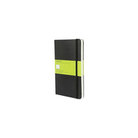 Moleskine Classic Black Hard Cover Large Plain Notebook, 5" x 8-1/4"-Large size (5" x 8-1/4")