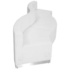 Flash Furniture HERCULES Alon Melrose LeatherSoft Reception Configuration - 3 Pieces, White-Features: