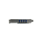 StarTech  Adaptateur de carte USB 3.0 SuperSpeed PCI Express (PCIe) à 4 ports avec 4 canaux dédiés 5Gb/s-Alimente les appareils USB à haute puissance lorsque cela est nécessaire, avec un connecteur d’alimentation LP4 ou SATA optionnel