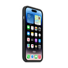 Apple iPhone 14 Pro Silicone Case With Magsafe - Midnight Black-Dimensions: 0.69" H x 3.53" W x 7.11" D