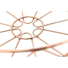 Cathay Importers Copper Round Wire Basket, 12"diameter, 3 Pack-Strong copper colour wire in glossy finish