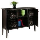 Winsome Melba Buffet Cabinet/Sideboard, Coffee Finish (23646)-Assembly required