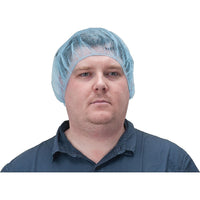 Zenith Safety Bouffant Caps, Polypropylene, 24", Blue, 3600 Pack-Colour: Blue