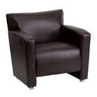 Flash Furniture HERCULES Majesty Series Brown Leather Chair-Contemporary Style