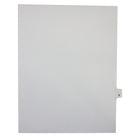 Mark Maker – Onglets séparateurs juridiques blancs, 1/26 onglets, format lettre, sans trous, lettre S, 25/paquet-Onglets séparateurs blancs, 1/26 onglets