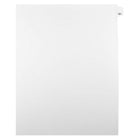 Mark Maker – Onglets séparateurs juridiques blancs, 1/25 onglets, format lettre, sans trous, numéro 101, 25/paquet-Onglets séparateurs blancs, 1/25 onglets