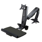 StarTech Sit-Stand Monitor Arm (ARMSTSCP1)-Turn your desk into an ergonomic workstation with this sit-stand monitor arm, for one monitor up to 24"