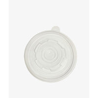 Eco-Packaging Lid for 12/16/32 oz Paper Food Bowl - 1000 Pack-Made from recyclable and microwavable material