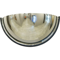 Zenith Safety Dome Mirror, Half Dome 180 degree, 18" Diameter (SDP524)-Type: Closed Top