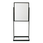 J&J (FSSHM2228-BK) Floor Stand, 22x28, Black-Floor standing poster holder