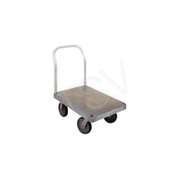 Magliner Aluminum Platform Truck, Deck Width: 24", Deck Finish: Smooth Deck, Deck Height: 11" (PTK2436S1-Q)-Deck Width: 24"
