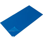 Zenith Safety - Tapis Pour Salle Blanche, Épaisseur 1,57 Mils, 3' Lo X 1-1/2' La, Bleu, paquet de 2-Épaisseur du support 1,57 mils