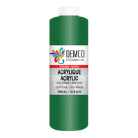 DEMCO EnCouleurs Inc Acrylique scolaire - 500 mL - Vert clair-Acrylique scolaire