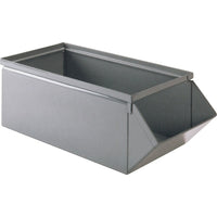 Stackbin, Steel Bin, 100 Lbs. Cap., 12" W x 20-1/2" D x 9-1/2" H, Blue - 2 Pack-Capacity: 100 lbs.