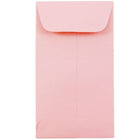 JAM Paper Enveloppes à monnaie no 5,5, 3 1/8 x 5 1/2 po, rose tendre, 100/paquet-Enveloppes à monnaie