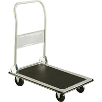 Safco Tuff Truck Standard-Duty Platform Truck-4" casters (two stationary and two swivel) provide easy manoeuverability on any surface
