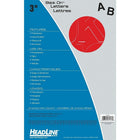 HeadLine 3" Red Stick On Letters-Helvetica Font