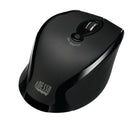 Adesso iMouse M20B Wireless Ergonomic Optical Mouse-Quickly and easily adjust DPI resolution (800/ 1200/ 1600) for a faster response with the convenient DPI Switch located at the top of your mouse