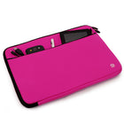 Vangoddy 15.6" Neoprene Laptop Sleeve - Pink-Protects your Laptop from bumps, shock and scratches. It incorporates a lightweight design for easy mobility and a heavy duty zipper closure. Water Resistant. Lets you tote your Laptop anywhere, conveniently and safely, in any briefcase or backpack!