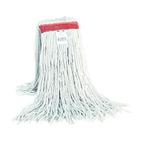 Globe Cot-Pro Cotton Wet Mop with Absorbent 4-ply Cotton, 32oz, 12 Pack (3232)-Absorbent 4-Ply Cotton for General Purpose Mopping