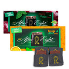 Nestle After Eight Dark Chocolate Thins Cherry & Mint and Orange & Mint Assortment - 200g - 2 Pack-Dark chocolates with peppermint and cherry flavoured fondant cream filling individually-wrapped