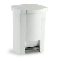 Mistral Classic Step Can - 30 Litre - White-Step Cans
