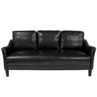 Flash Furniture - Canapé capitonné Asti, noir-Style contemporain