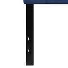 Flash Furniture Bedford Tufted Upholstered Queen Size Headboard - Navy Fabric-Box Stitch Design