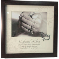 Elegance Confirmation Photo Frame, 7" x 5" with Dove Icon-What a great gift for the special person in your life that is celebrating their Baptism, Confirmation or First Communion.