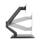 Uplite Ergonomic Free Standing Touch Screen Monitor Stand for Screen up to 32" - Black-Full motion rotary base swivels +/-40 degree