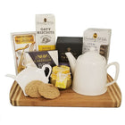 Dolce & Gourmando Morning Tea & Biscuits-This basket is beautifully assembled on the cutting board, well secured, just as you see.
