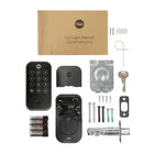 Yale 420 Assure Lock 2 Touch with Bluetooth - Keyed - Black Suede-Works with top smart home partners and voice assistants, including Apple Home