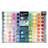 Mont Marte Ensemble de peinture acrylique de couleurs vives - Paquet de 80-1