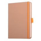 General Supply Goods + Co PU Hardcover Notebook -  Lined - 256 Sheets - Orange-256 Lined Pages